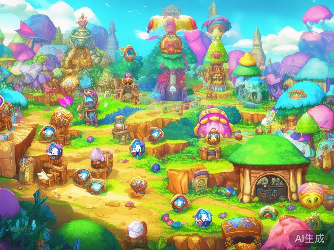 6.&nbsp;梦幻宝藏
画面唯美，玩法多样，适合喜欢轻松