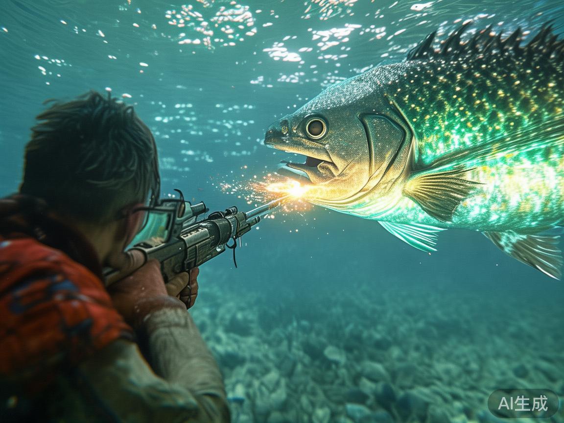 伤害累积与击中策略
在游戏中，连续击中某条鱼或者